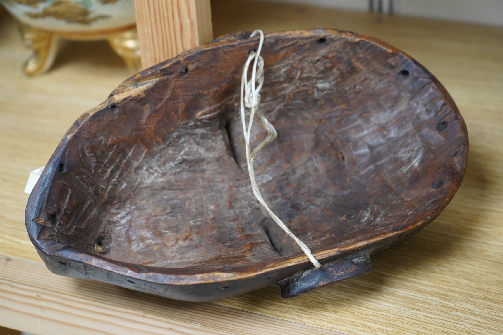 An African Guro tribe hardwood mask, 27cm high